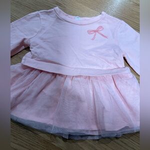 NWT Cat & Jack Baby Girl Pink Heart Quilted Tulle Dress 18Months…56